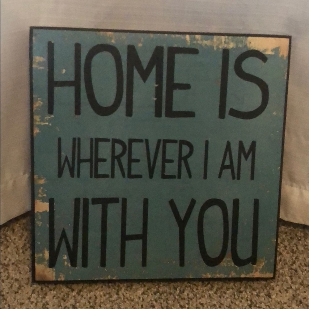 Wood sign